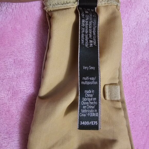 3 Victoria's Secret strapless/multi-way 34DD bras - Picture 10 of 11